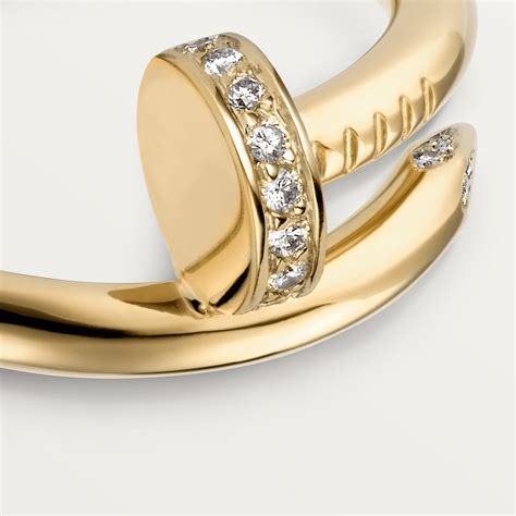 bague clou cartier|bague juste une clou.